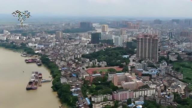 高清航拍,广西首县级中国优秀旅游城市,广西桂平市魅力风景!