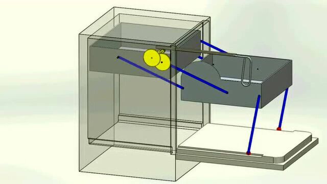 上下一体抽屉的机械结构,看看巧妙的设计原理