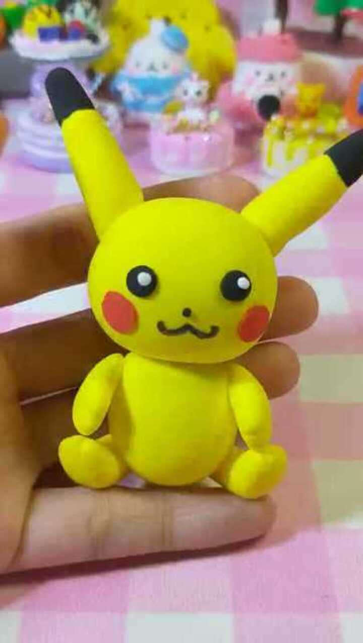 超轻粘土教程:皮卡丘