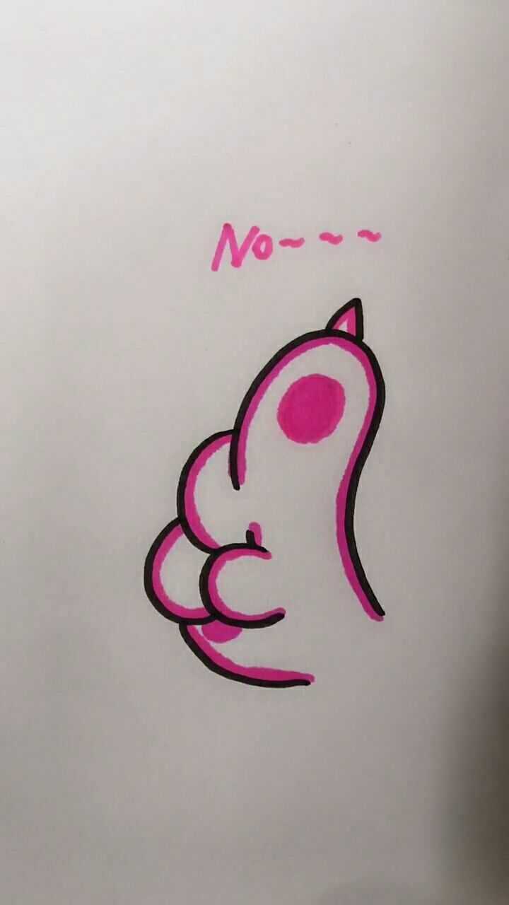 可爱的小手掌,孩子看到特别喜欢,跟我一起来画吧