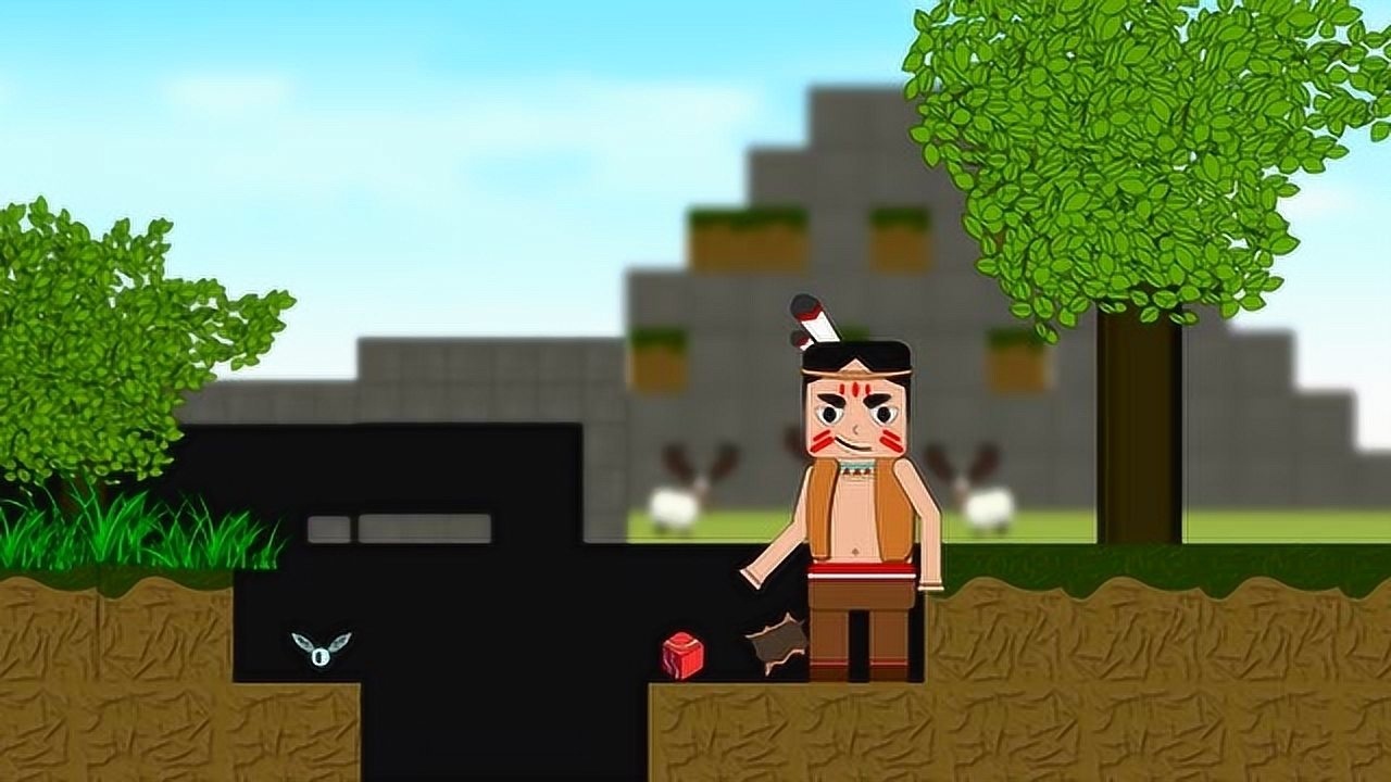 《迷你小洞》洞悲兄弟杀牛遇到独眼怪,天掉飞弹洞悲兄弟阵亡了