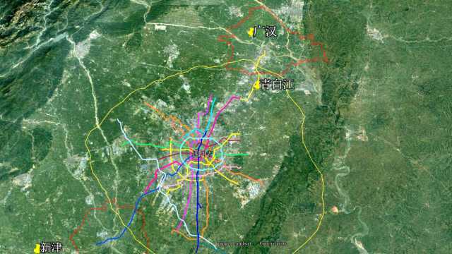 成都地铁3号线延伸至广汉,预可研招标,对青白江大利好,能修吗