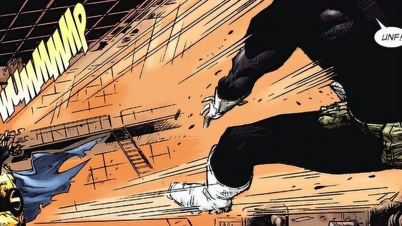 圈踢动漫惩罚者挑战漫威最强战士险些被ko哨兵的强能