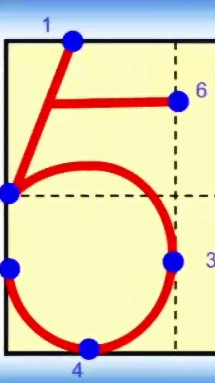 田字格写数字规范书写数字教程家长需要的收藏