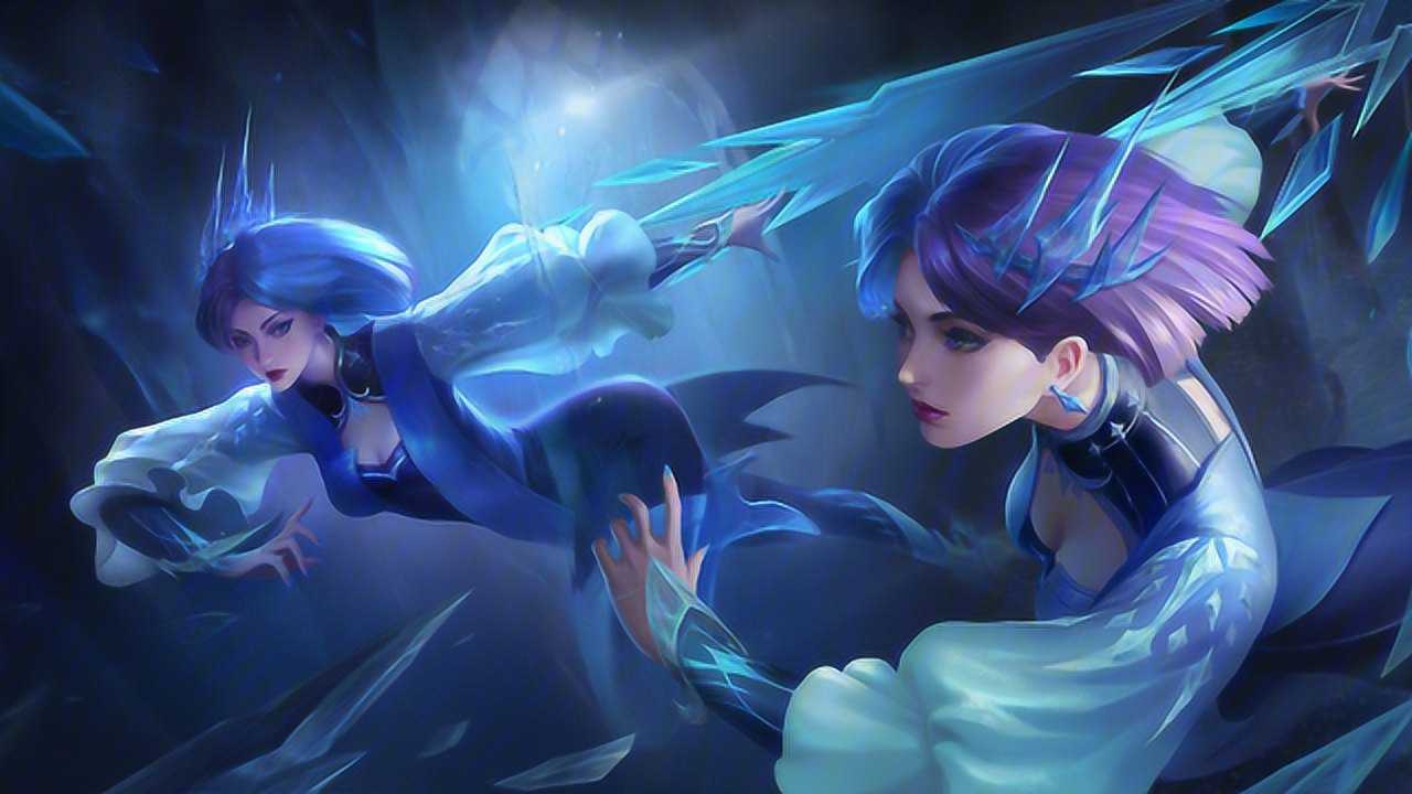 东方镜伴生皮肤【冰刃幻境】预览:出场动画会下雪!镜片变冰块!