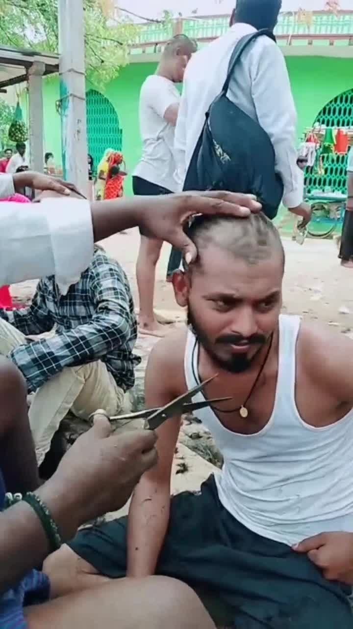印度人这才叫剪头呢笑死人的发型