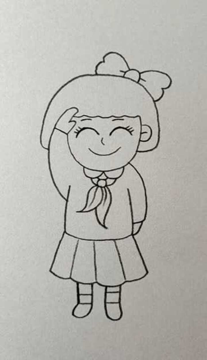 画优秀的三好学生