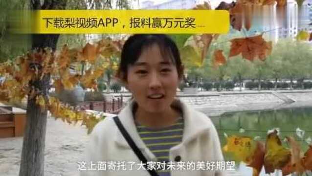 高校设落叶留言墙,女生笑求变富婆