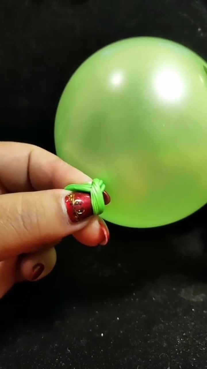 扎气球你学会了吗