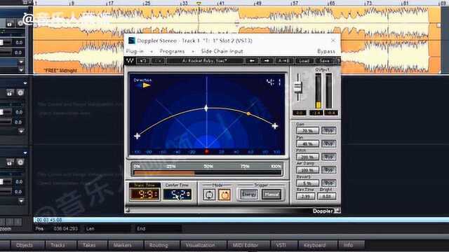 WAVES效果器插件教程,第十四课:Doppler