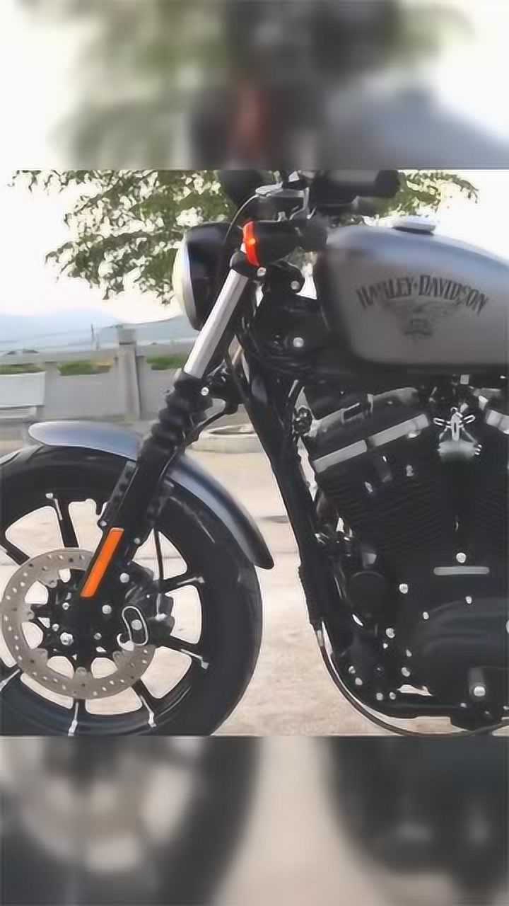 摩托车户外展示哈雷的性感马蹄声太好听了骑着太有面了