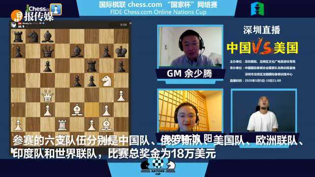 国际棋联 “国家杯”网络团体赛收官 中国队喜获冠军