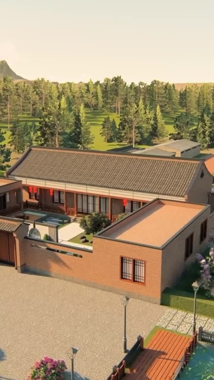 教你如何改造农村平顶三合院中国人最适合居住中式小院