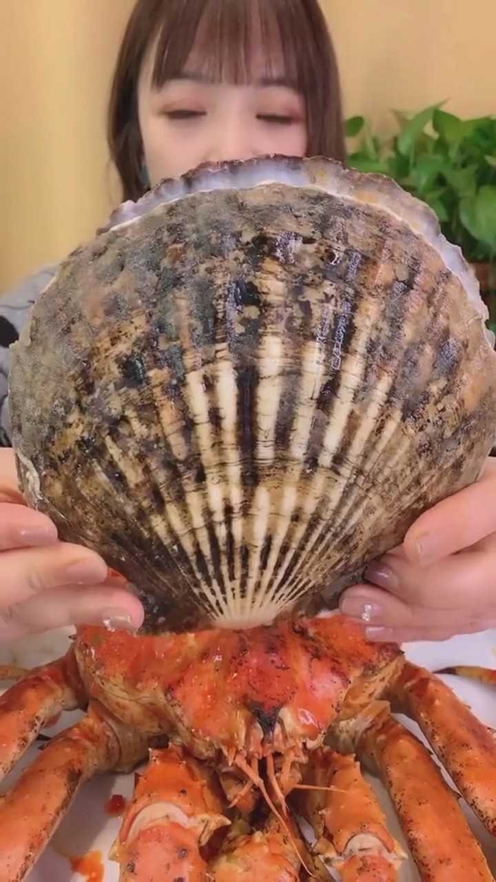 这么大的扇贝,你们想吃吗?_腾讯视频