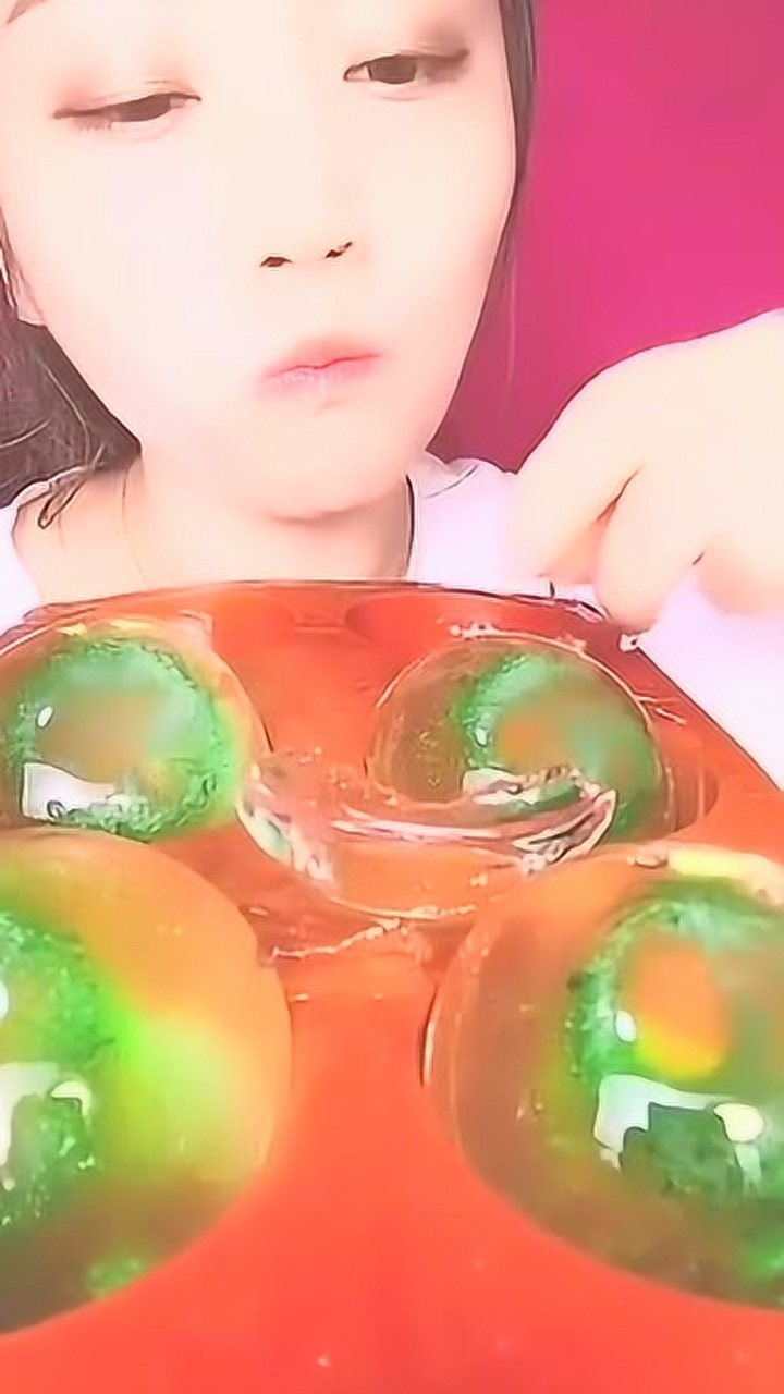 吃水脆冰!看着真好吃!