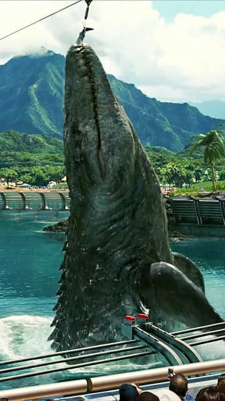 电影《侏罗纪世界》,不愧是深海霸主,沧龙王者归来