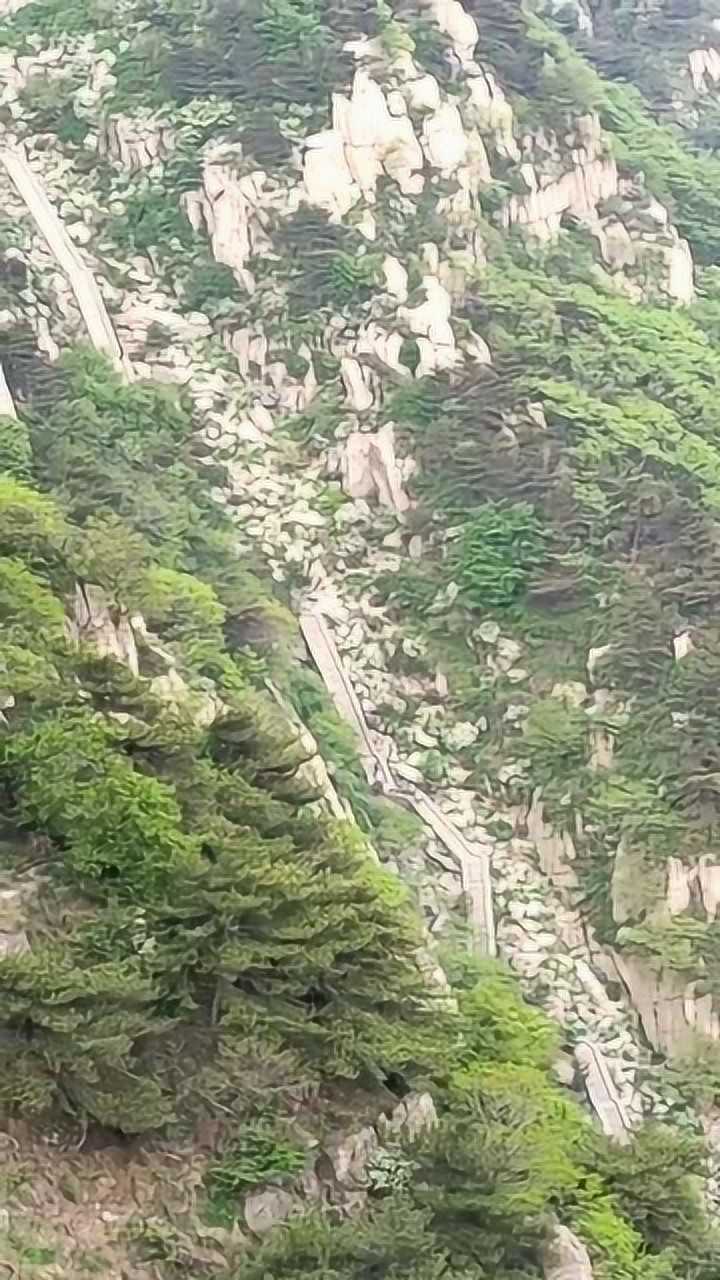 泰山十八盘全景