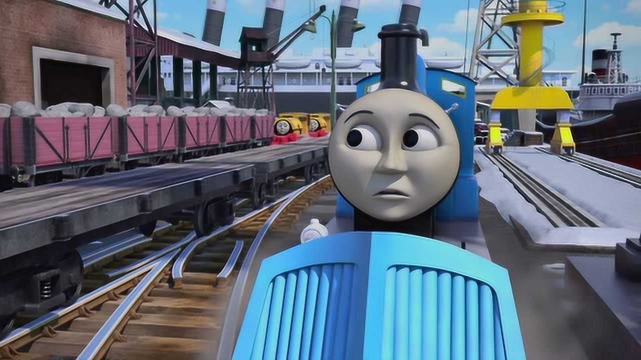 托马斯和他的朋友们听完爱德华的话大家一起去找货车箱