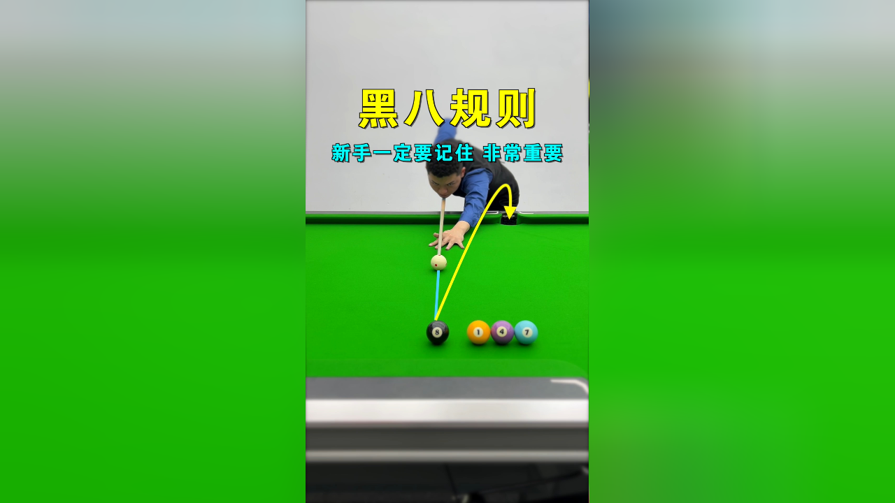 中式台球黑八规则详细介绍,再也不怕"对手"欺负你不懂规则了!
