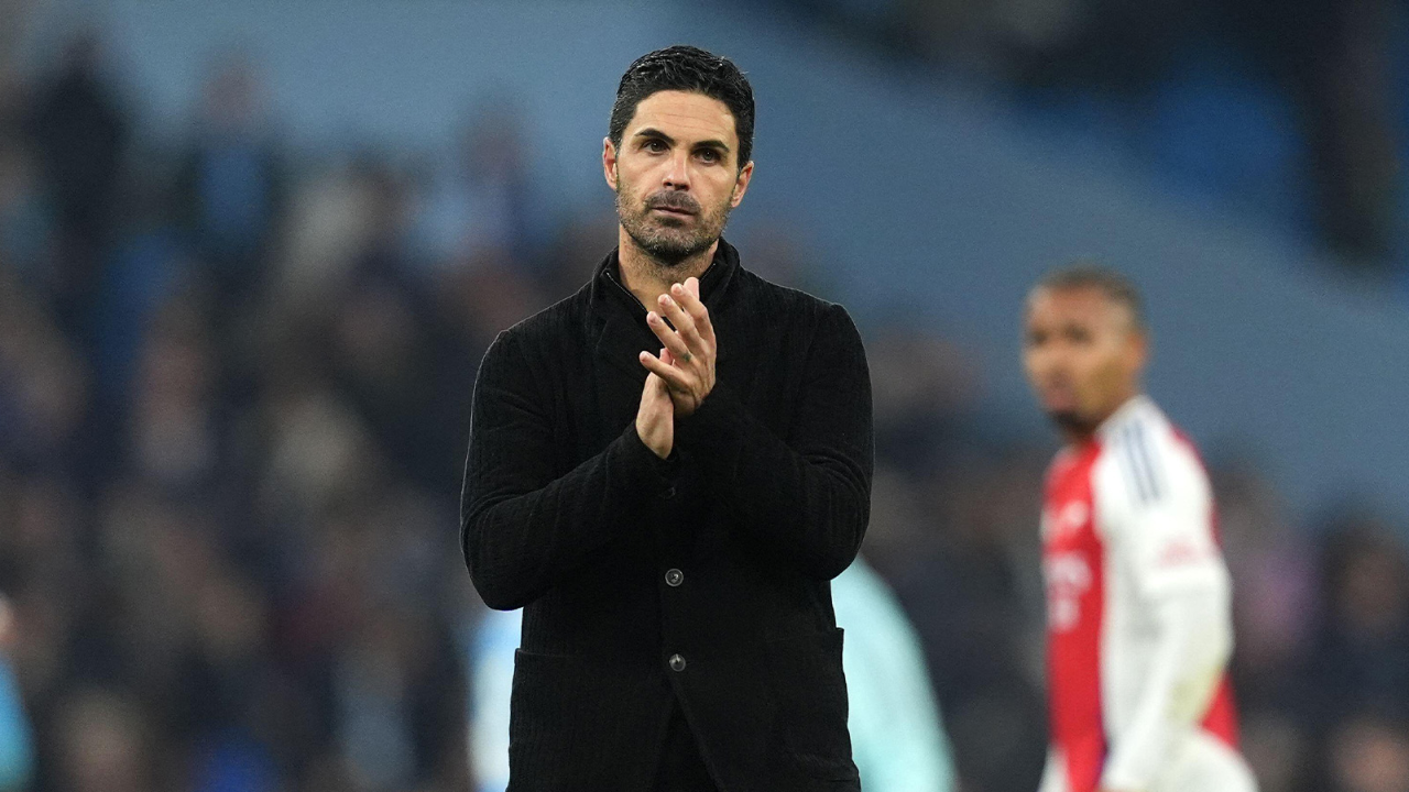 阿尔特塔:十人应战曼城56分钟是个奇迹,我为球员感到骄傲