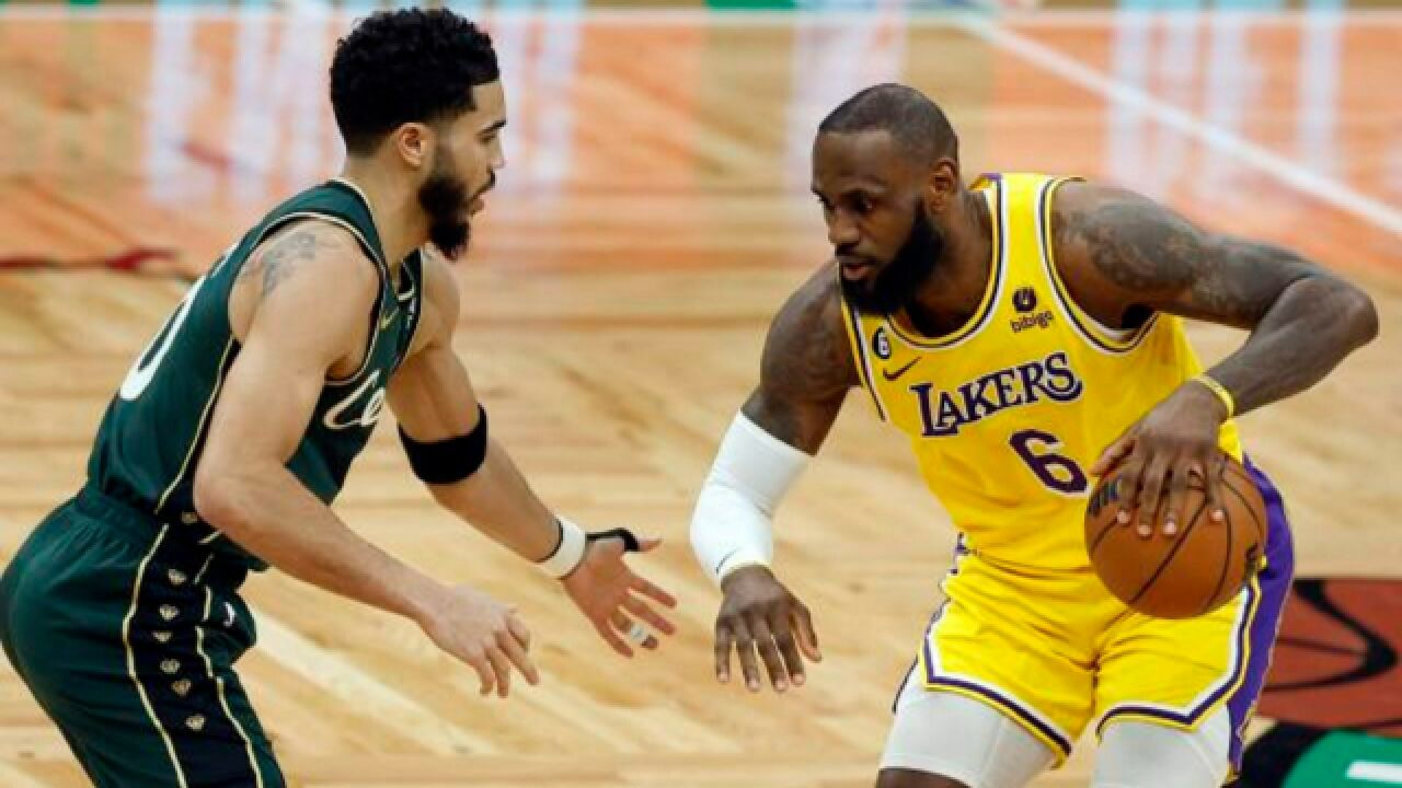 41分!詹姆斯疯狂单挑塔图姆,场面堪比神仙打架,看得太过瘾了