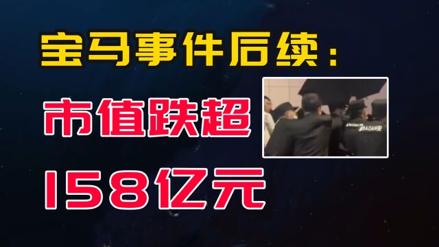 宝马事件后续:市值蒸发158亿,网友在其展台旁免费发冰激凌