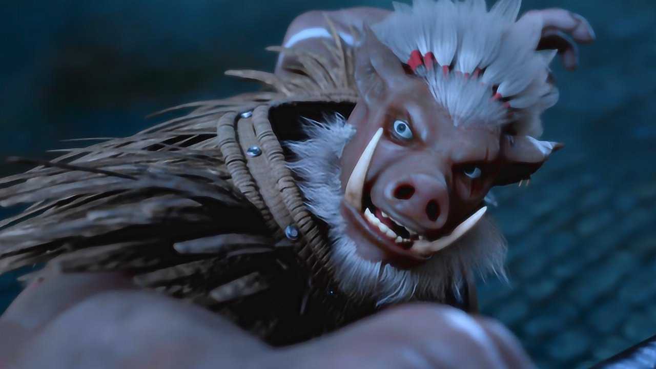 西行纪白龙马化形血染巨猪城猪勇鬣面前白龙马是条小虫子