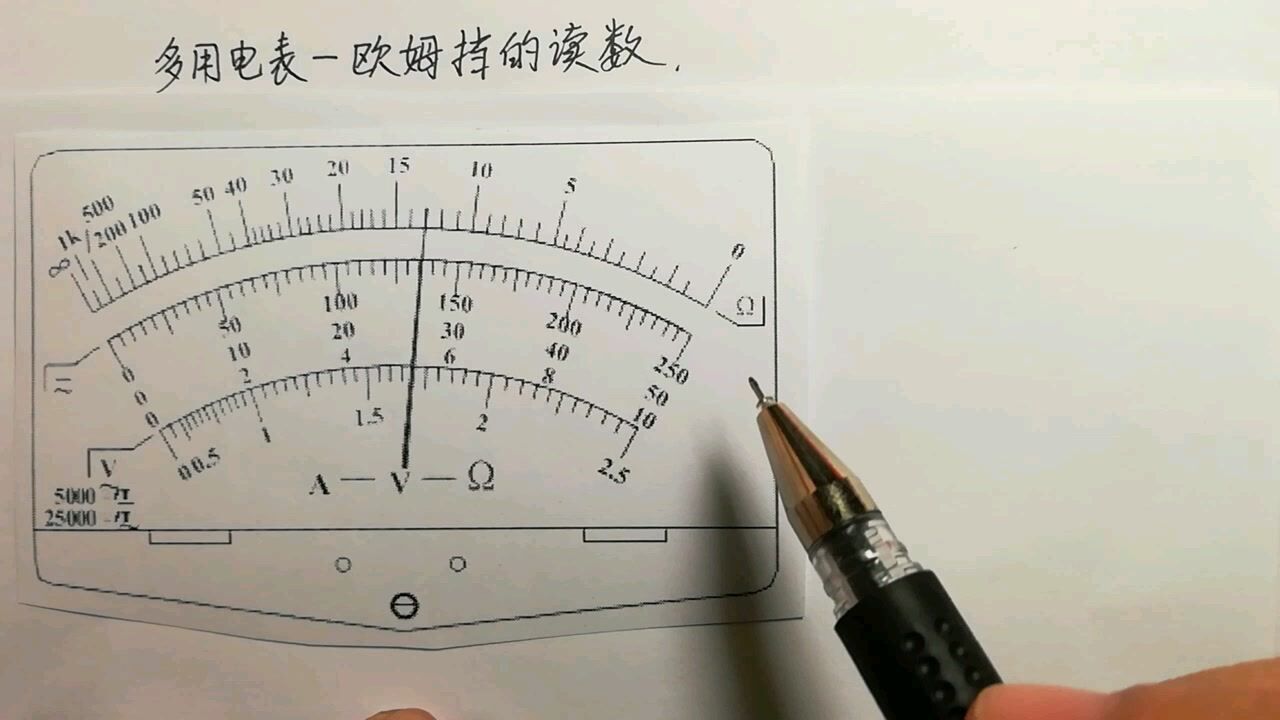 012《多用电表欧姆挡的读数》_腾讯视频