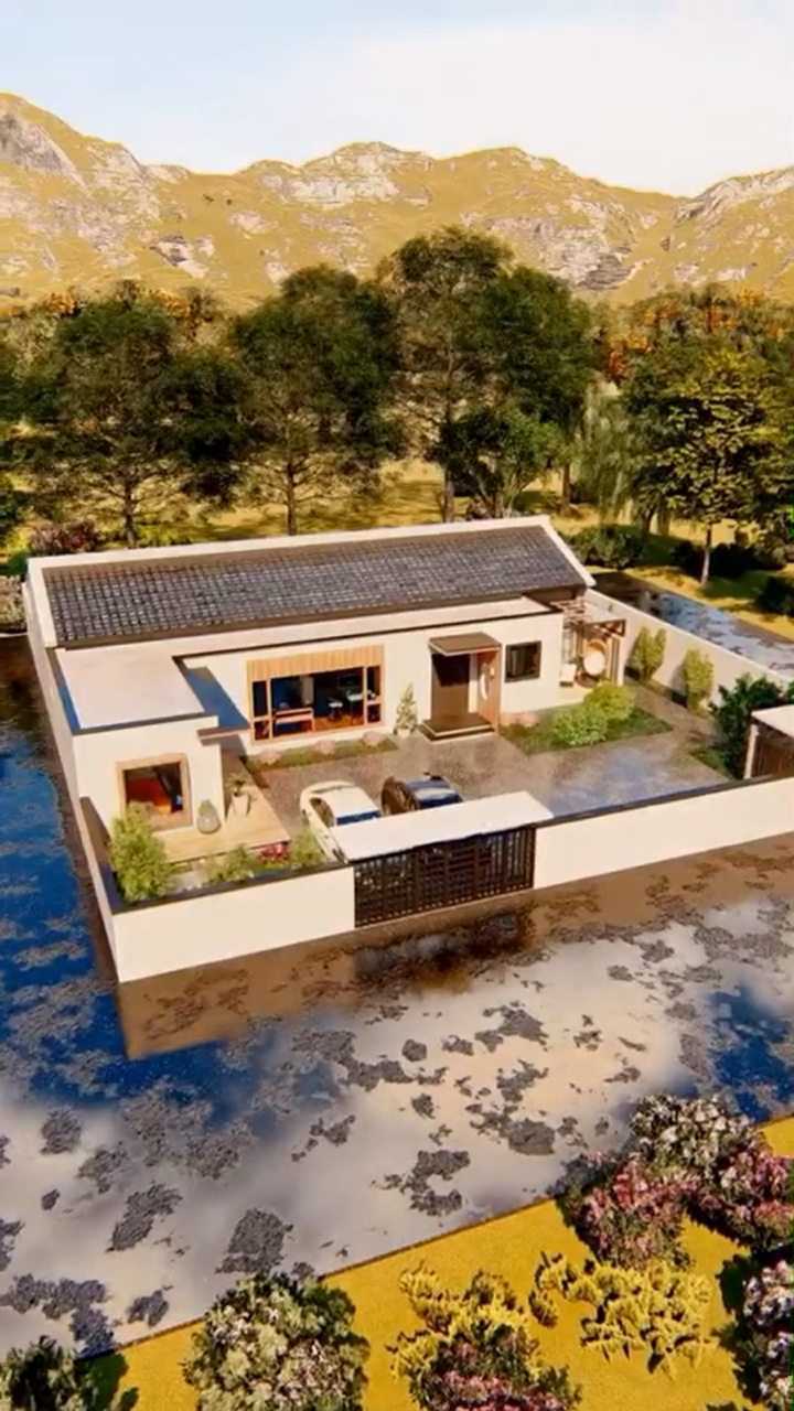 农村平房小院装修设计