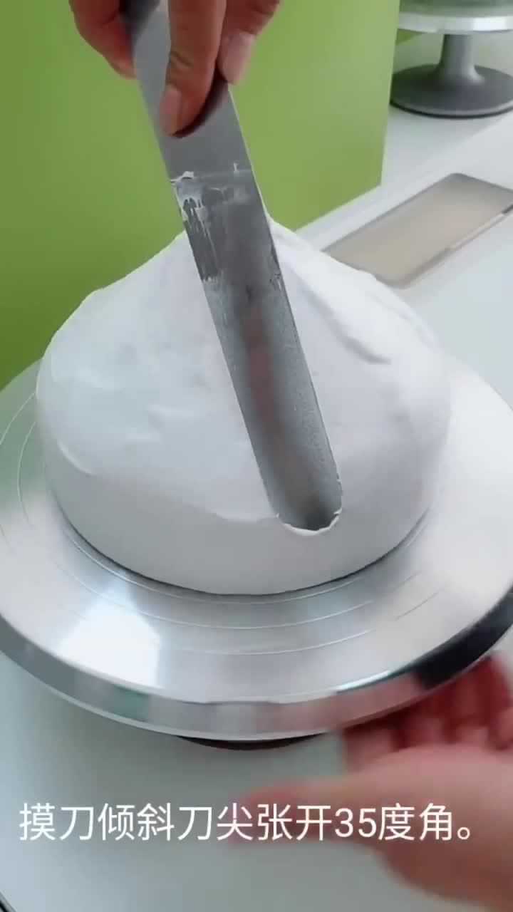 做蛋糕弧形胚教程学做甜品的可以记住这是基础课