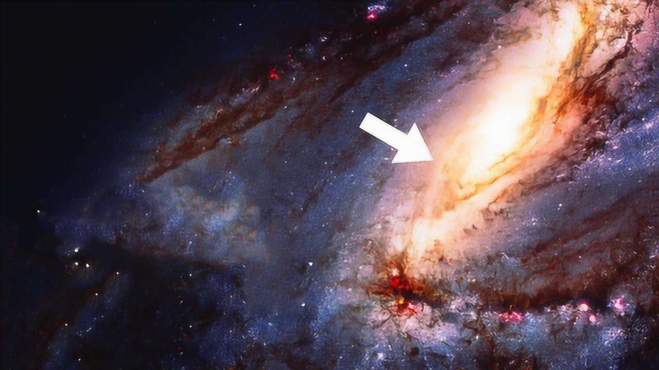 仙女系和银河系碰撞图片