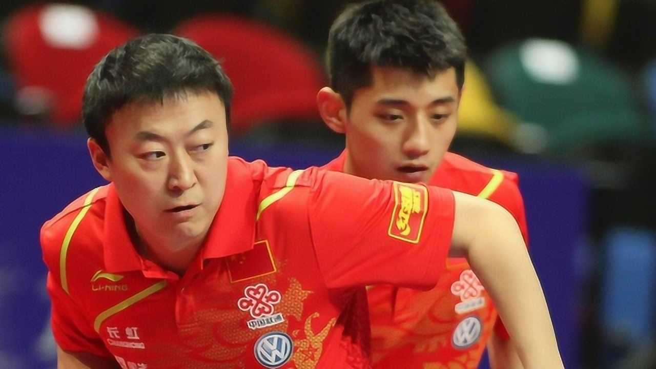 张继科遇上马琳,简直就是神仙在打架!藏獒的神救球也太秀了!