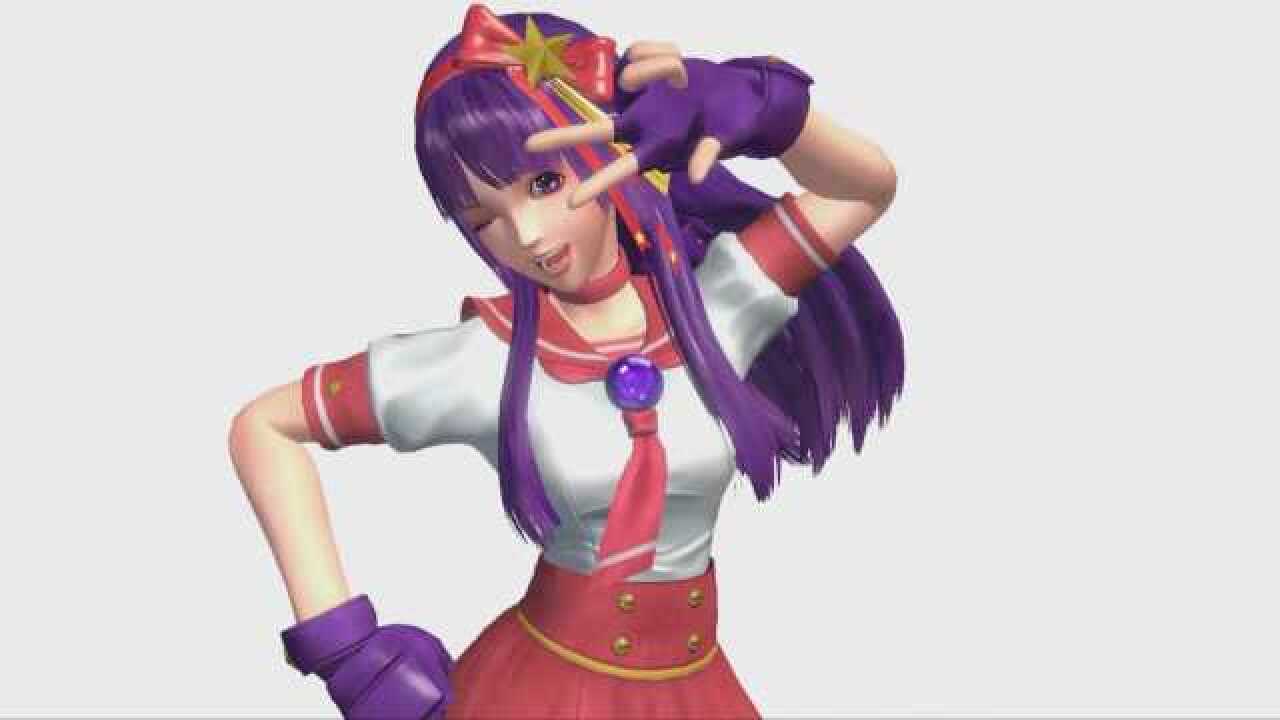 拳皇 麻宫雅典娜vs坂崎尤莉_腾讯视频