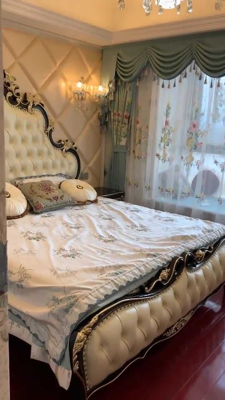 见识一下富婆的卧室走近房间一看我承认我羡慕了