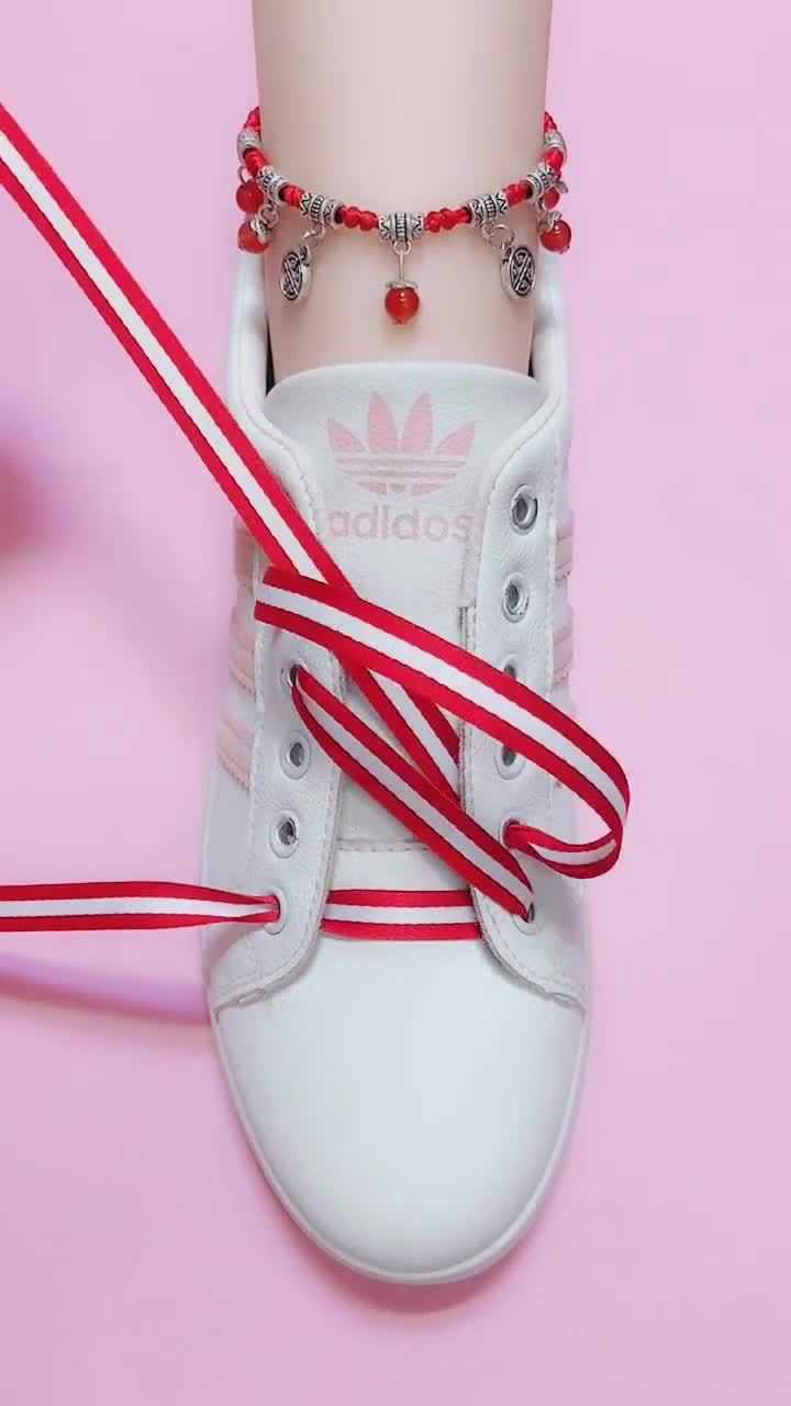 最美中国结系鞋带方法简单美观还大方快来试试吧