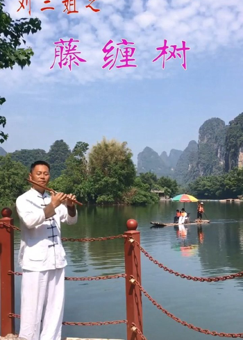 刘三姐山歌藤缠树f调笛演奏