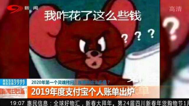 2019年度支付宝个人账单出炉 网友灵魂拷问:我哪来那么多钱?