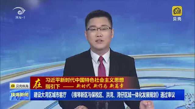 《横琴新区与保税区、洪湾、湾仔区域一体化发展规划》通过审议!