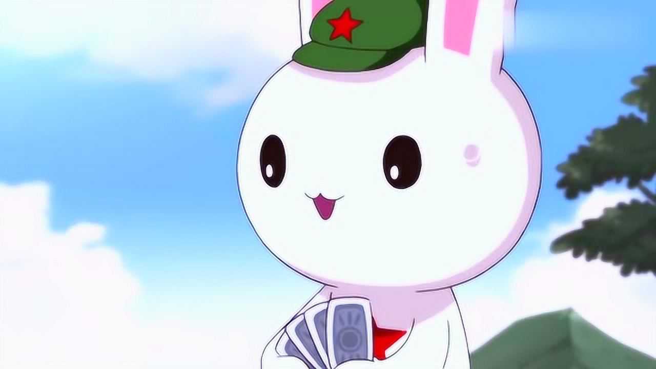 那年那兔那些事兔子和熊扮鬼脸都吓唬对方就是不动手