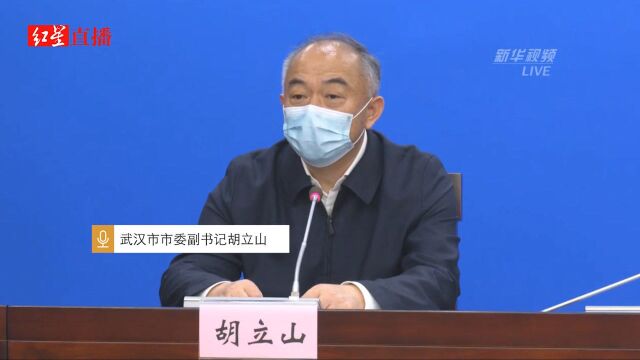 武汉市市委副书记胡立山:病人没有完全收治我们很痛苦