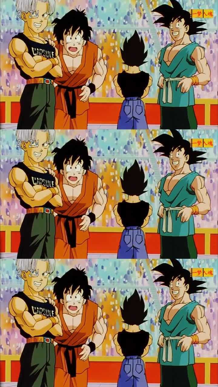 武道会上贝吉塔父子遇到奇葩对手贝吉塔直接一拳送对手提前出局