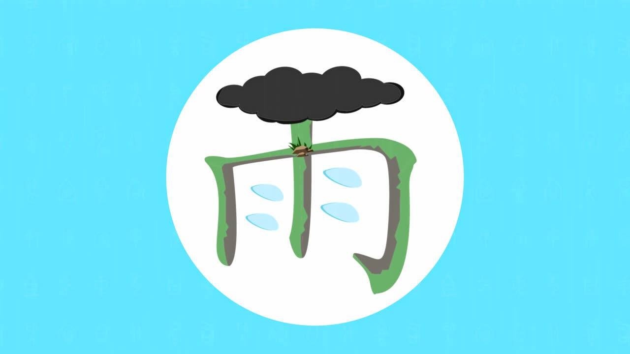 高效能识字一分钟学一个字雨