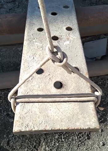 绳结小技巧:教你一招秋千结架板结的打结方法!