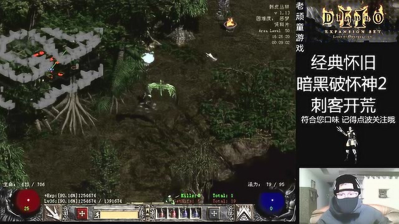 暗黑破坏神2刺客开荒实况act3噩梦篇叶子淘汰精神眼光登上舞台