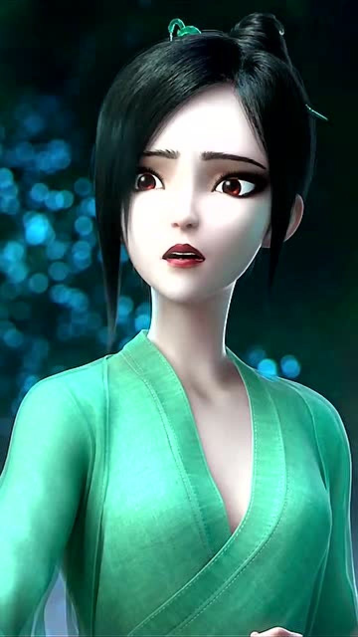 青蛇动漫青蛇的衣服是不是有点薄怕不怕冷啊