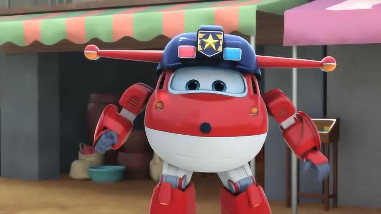 超级飞侠:贝警员一定是包警长的克星,总是能抓到它_腾讯视频