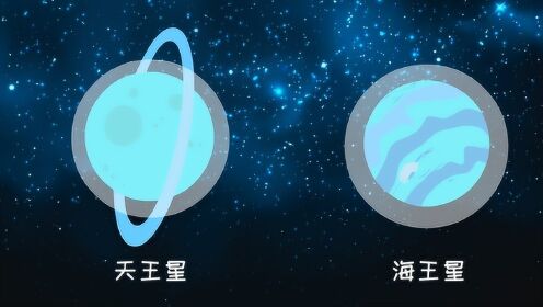 同学们,天王星和海王星像一对孪生兄弟都是蓝绿色的,你知道这是为什么