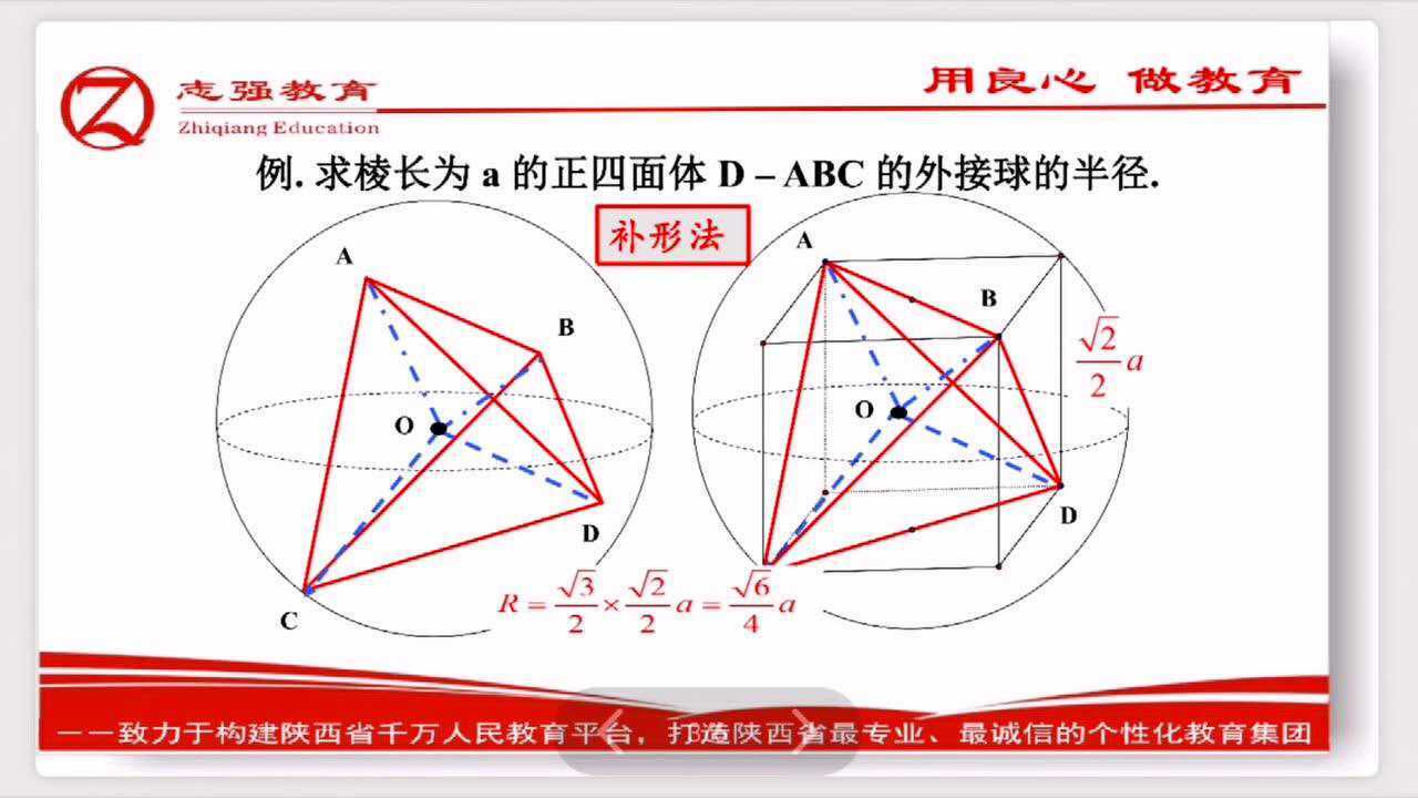 求外接球和内切问题之补形法