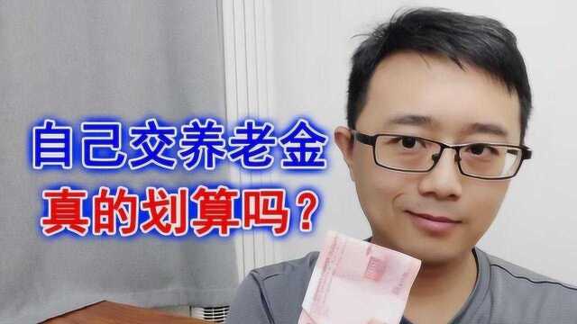 灵活就业自费交养老金不合适?貌似有道理,可忽略了重要的一点