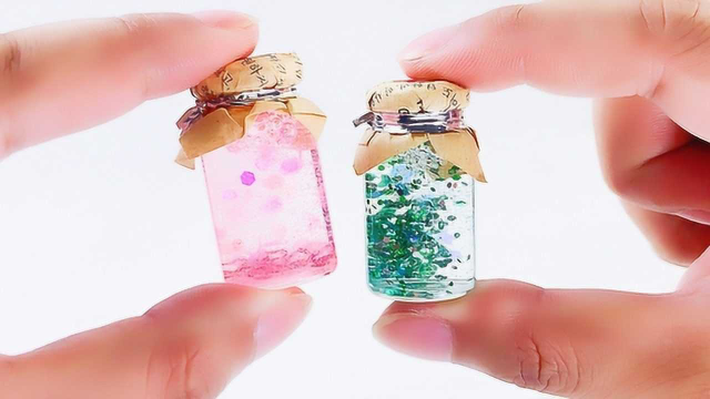 制作迷你的流沙瓶比手还小可爱梦幻好玩还能做礼物